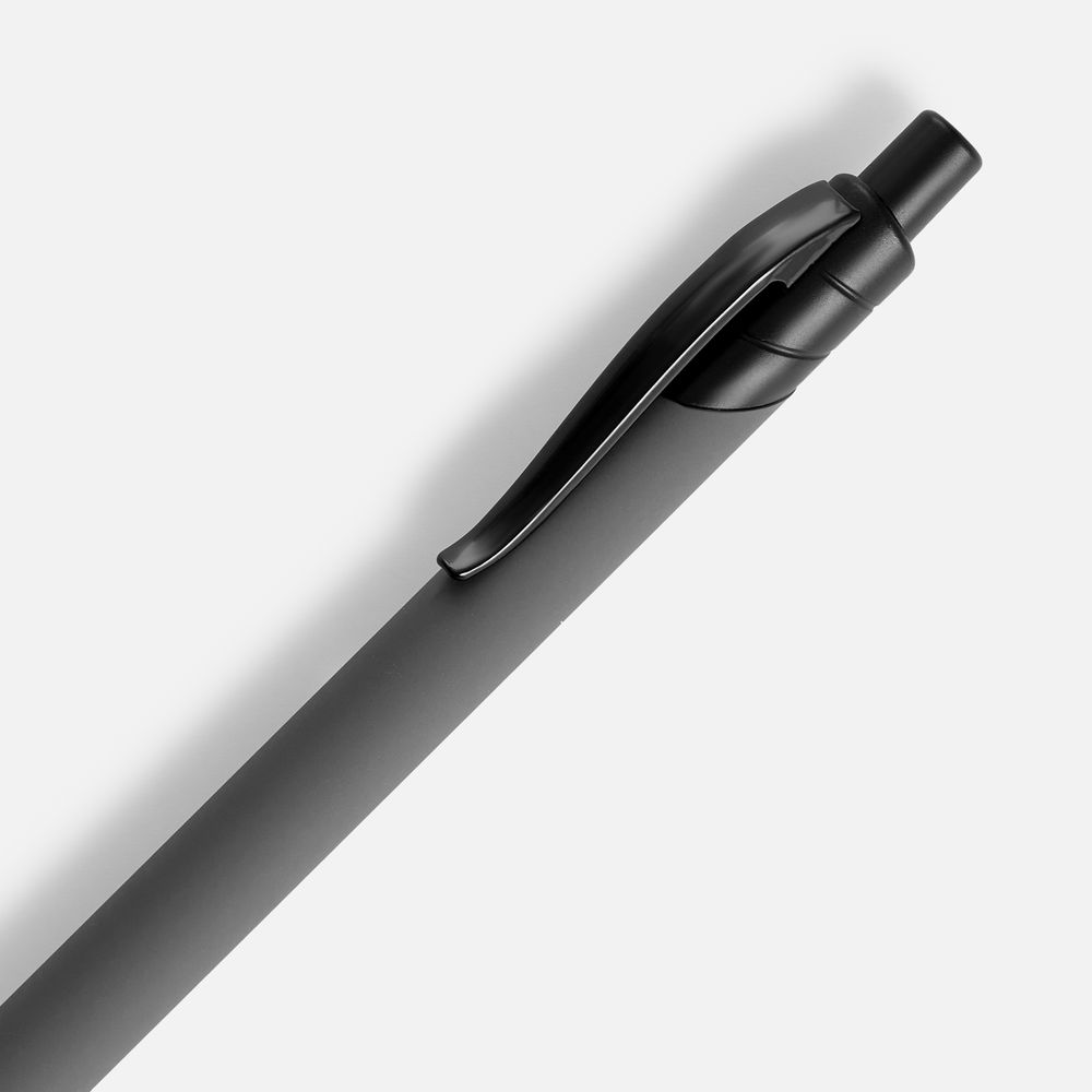 Ручка шариковая Undertone Black Soft Touch, серая — фото 3