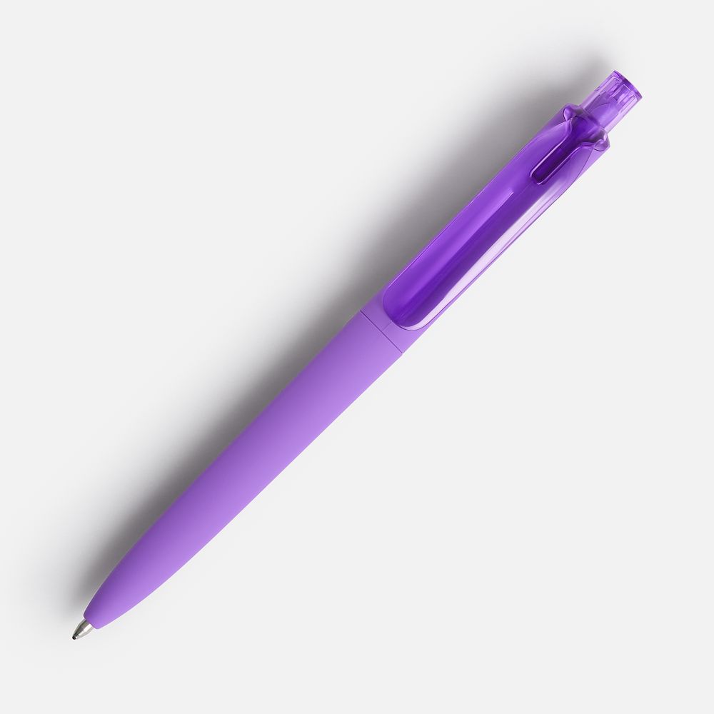 Ручка шариковая Prodir DS8 PRR-T Soft Touch, фиолетовая — фото 4