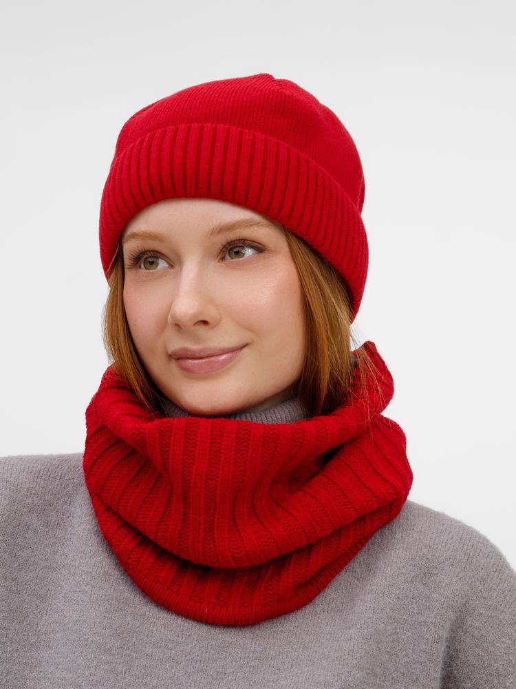 Шапка ComFleece, красная — фото 5