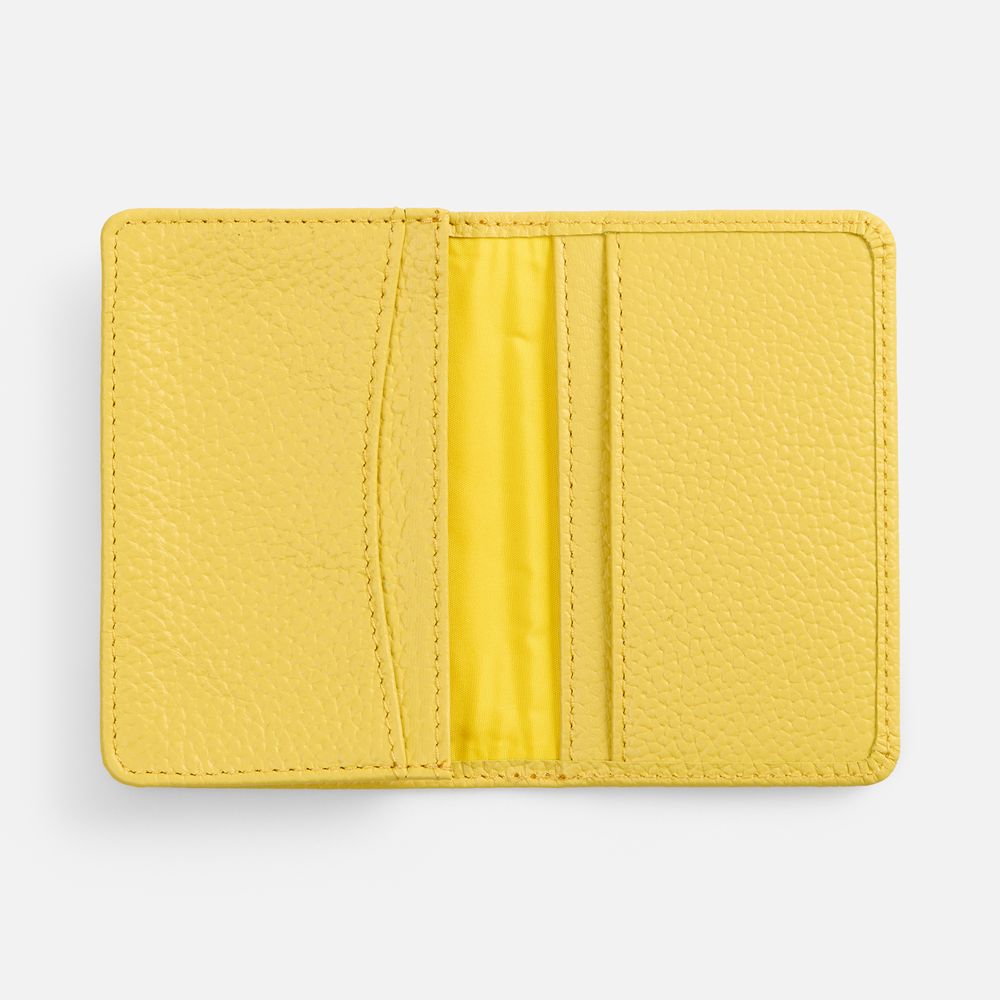 Футляр для визиток Unison, желтый — фото 3