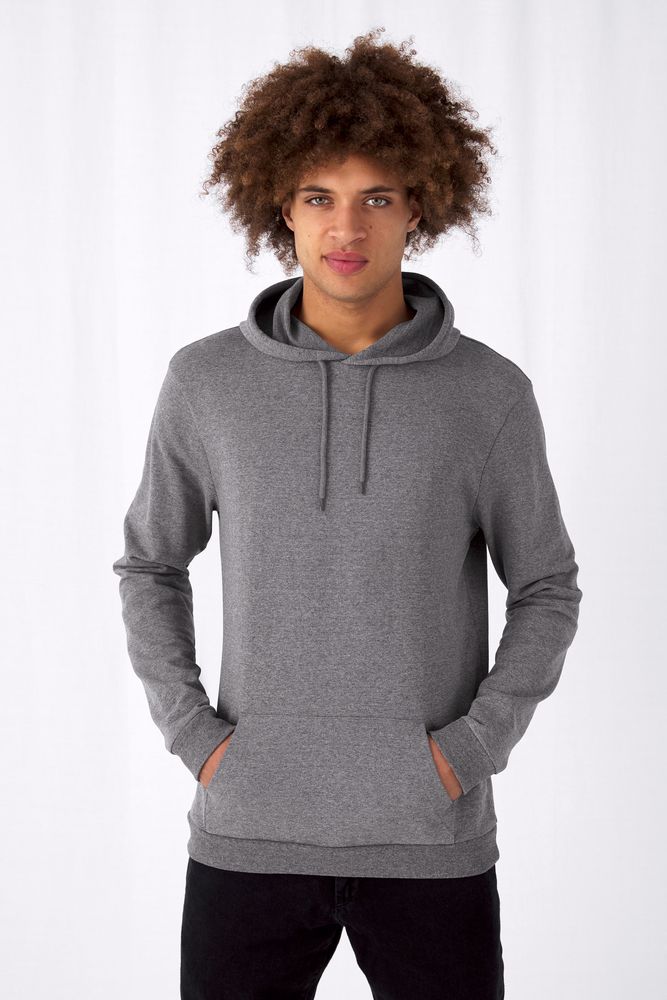 Толстовка с капюшоном унисекс Hoodie, темно-серая — фото 6