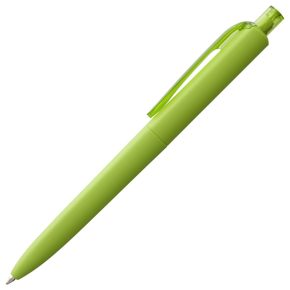 Ручка шариковая Prodir DS8 PRR-T Soft Touch, зеленая — фото 1