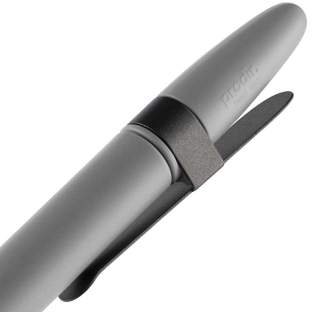 Ручка шариковая Prodir DS5 TSM Metal Clip, серая — фото 1