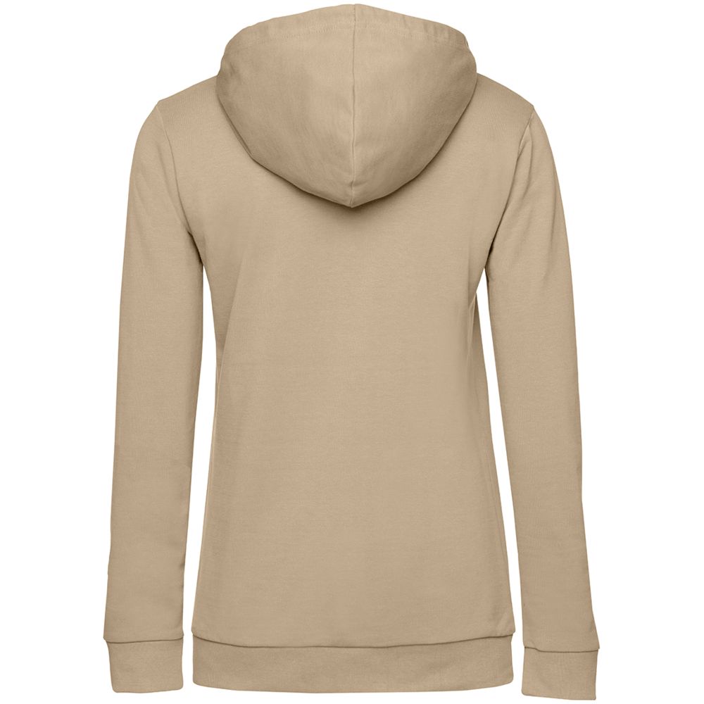 Толстовка с капюшоном женская Hoodie, бежевая — фото 3