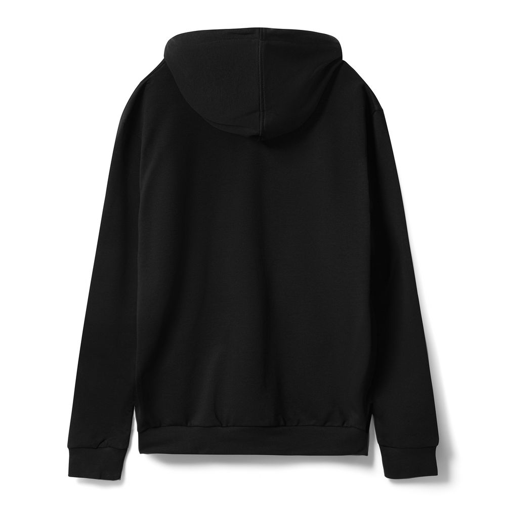 Худи унисекс с карманом на груди Chest Pocket, черное — фото 9