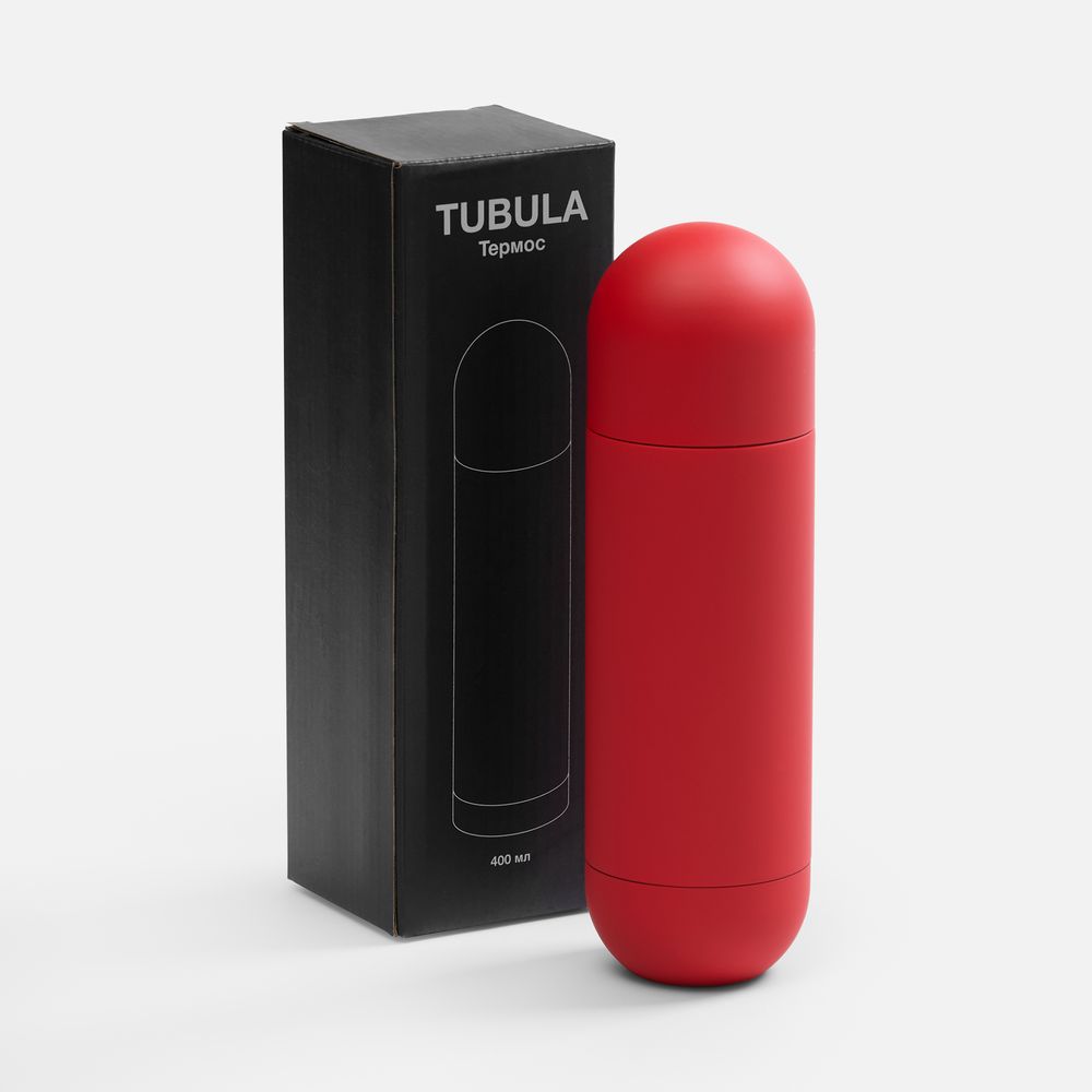 Термос Tubula Soft Touch, красный — фото 12