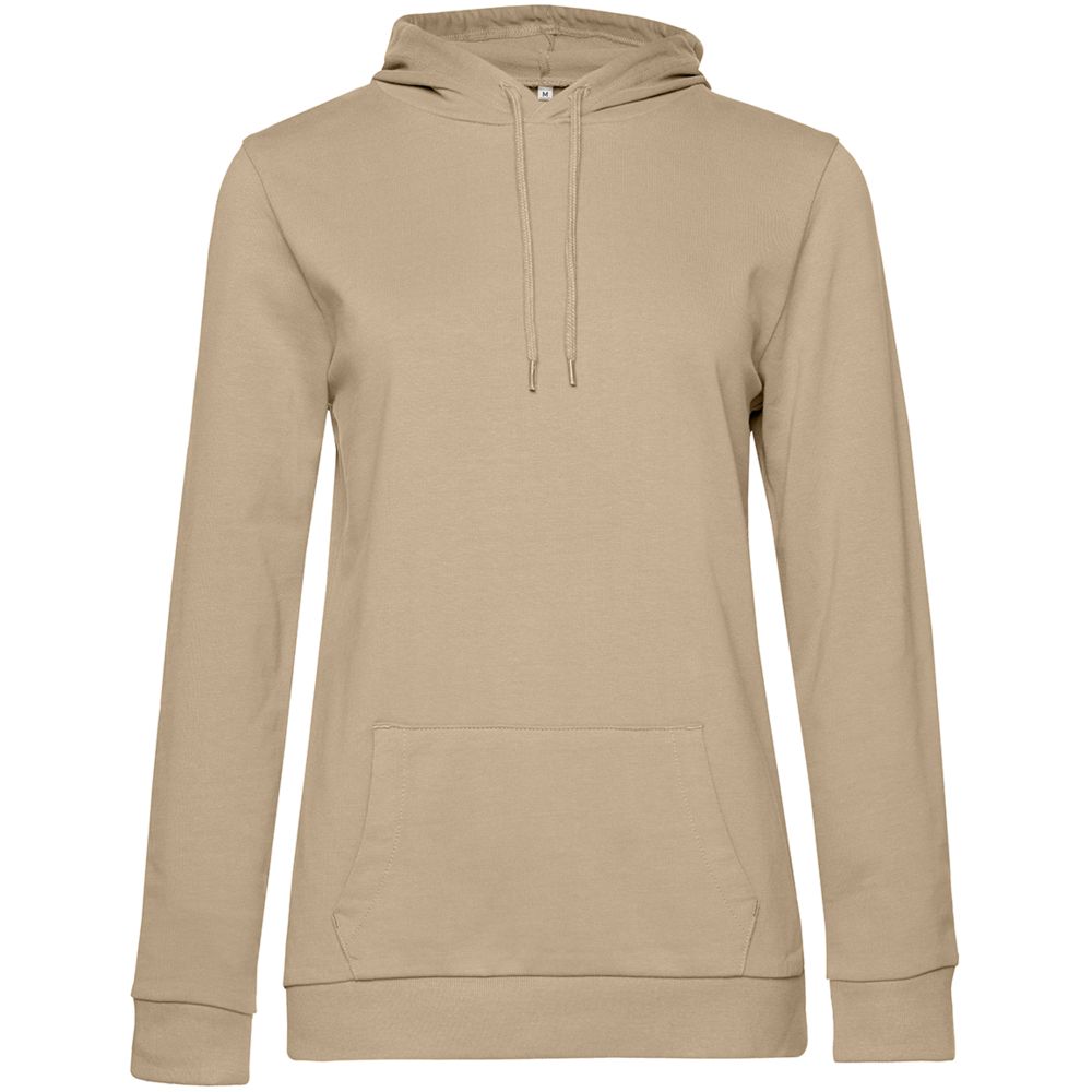 Толстовка с капюшоном женская Hoodie, бежевая — фото 6