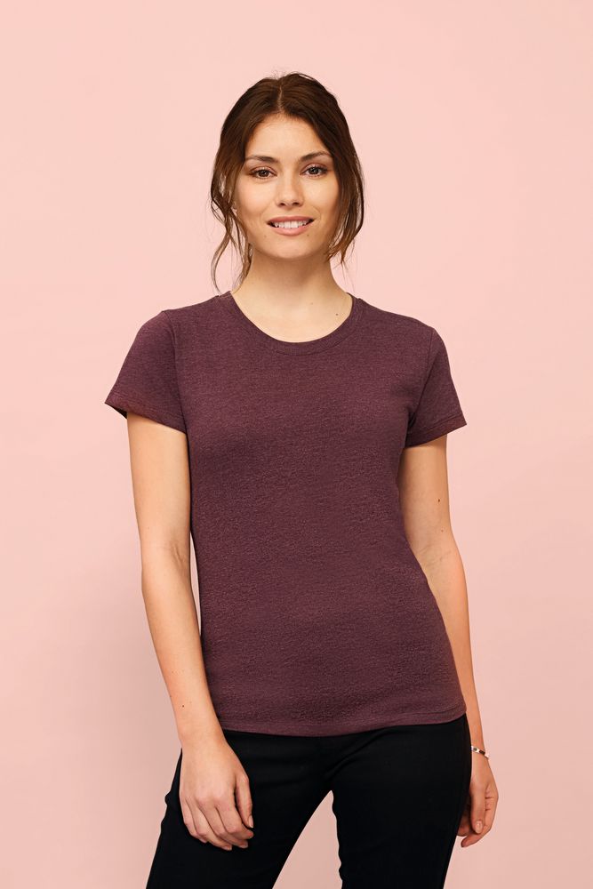Футболка женская Regent Fit Women, черная — фото 3