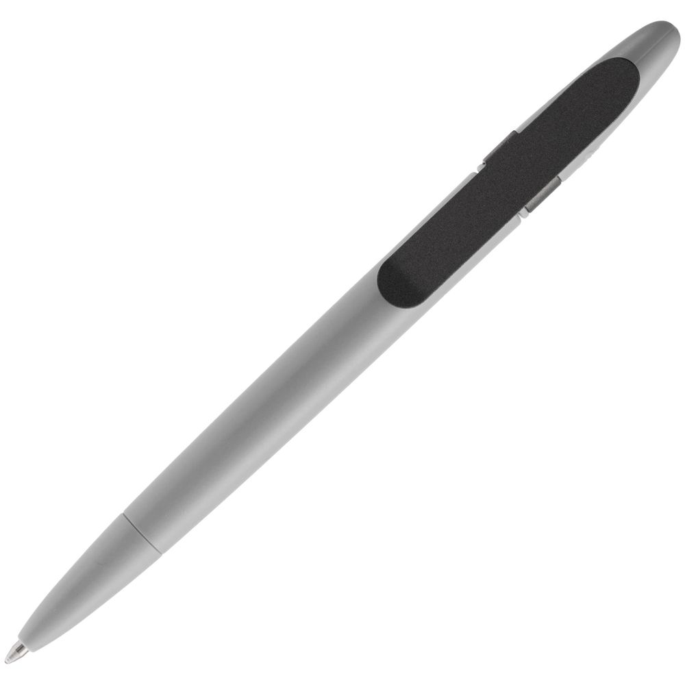 Ручка шариковая Prodir DS5 TSM Metal Clip, серая — фото 4