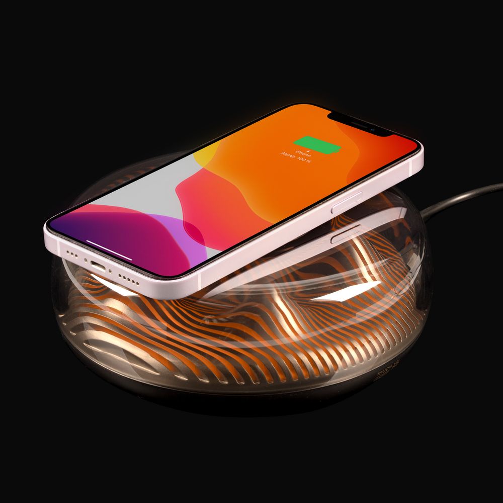 Станция беспроводной зарядки с подсветкой apexPoint ver.2, черная — фото 7