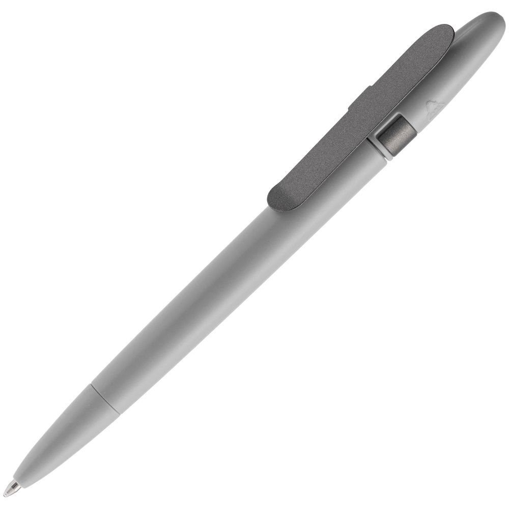 Ручка шариковая Prodir DS5 TSM Metal Clip, серая — фото 6