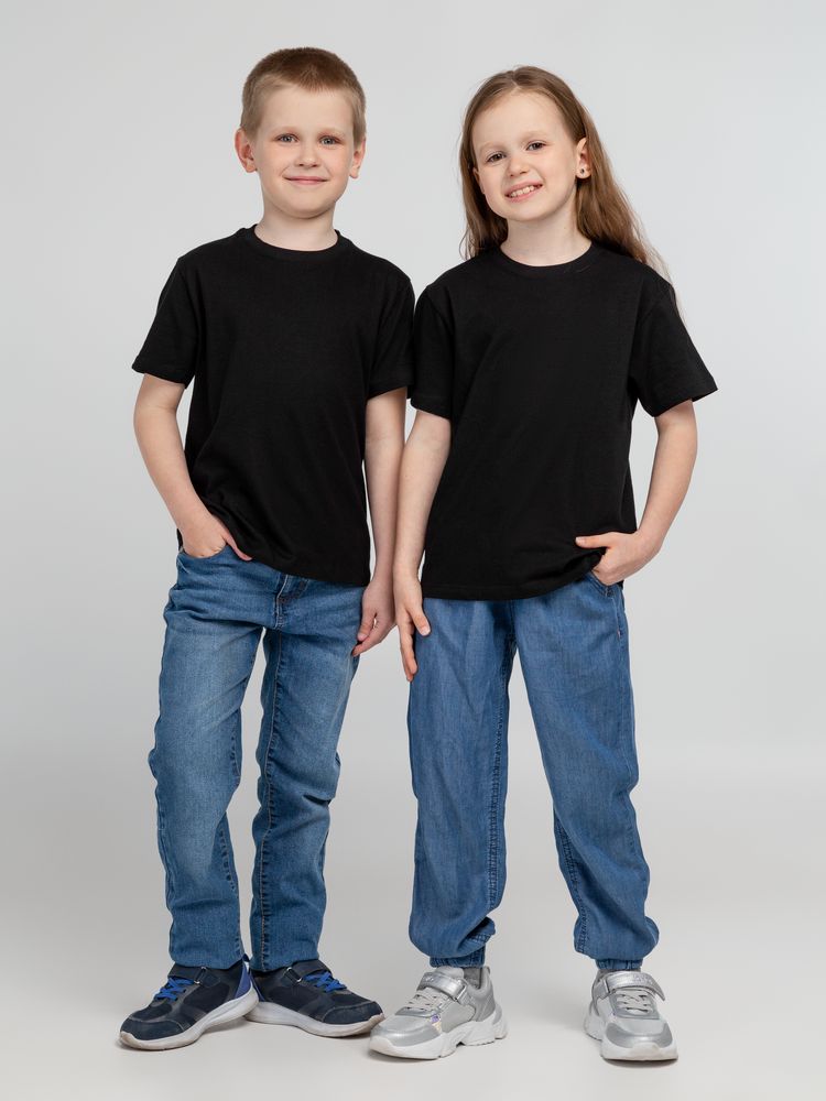 Футболка детская Regent Kids 150, черная — фото 4