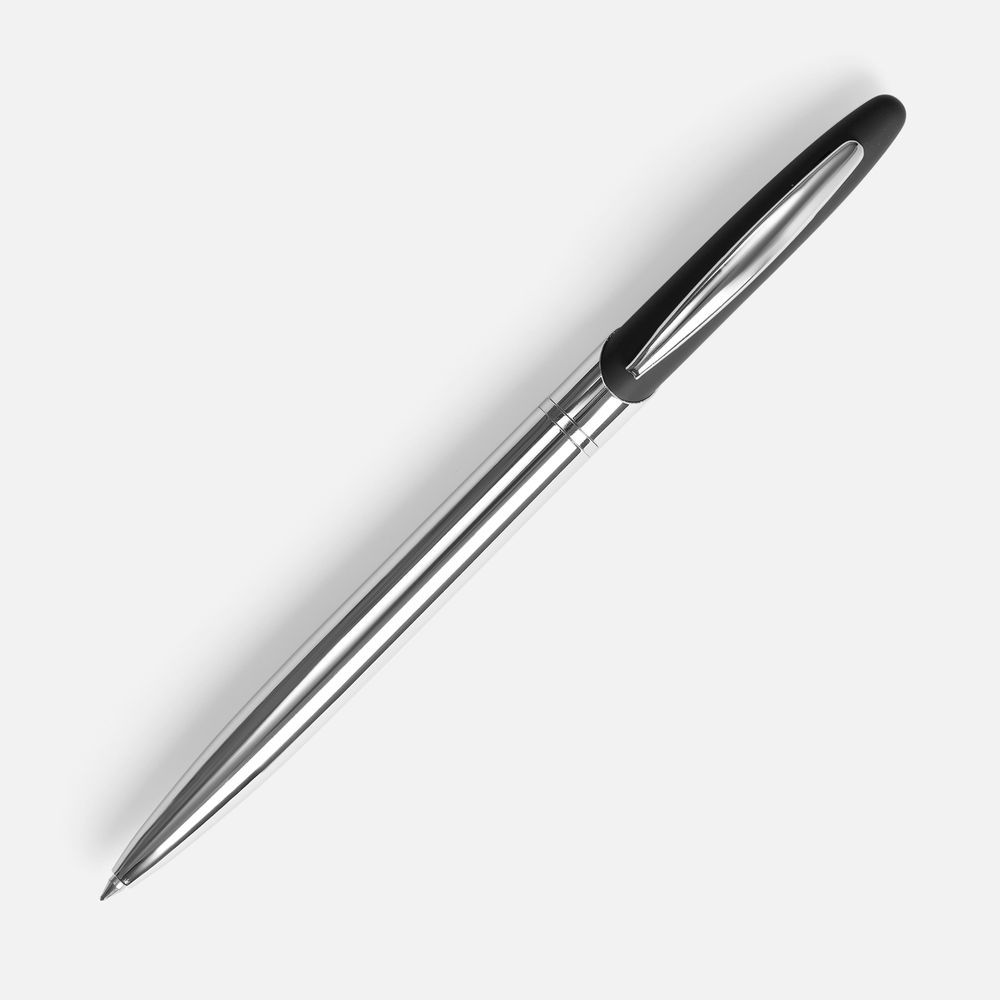 Ручка шариковая Dagger Soft Touch, черная — фото 2