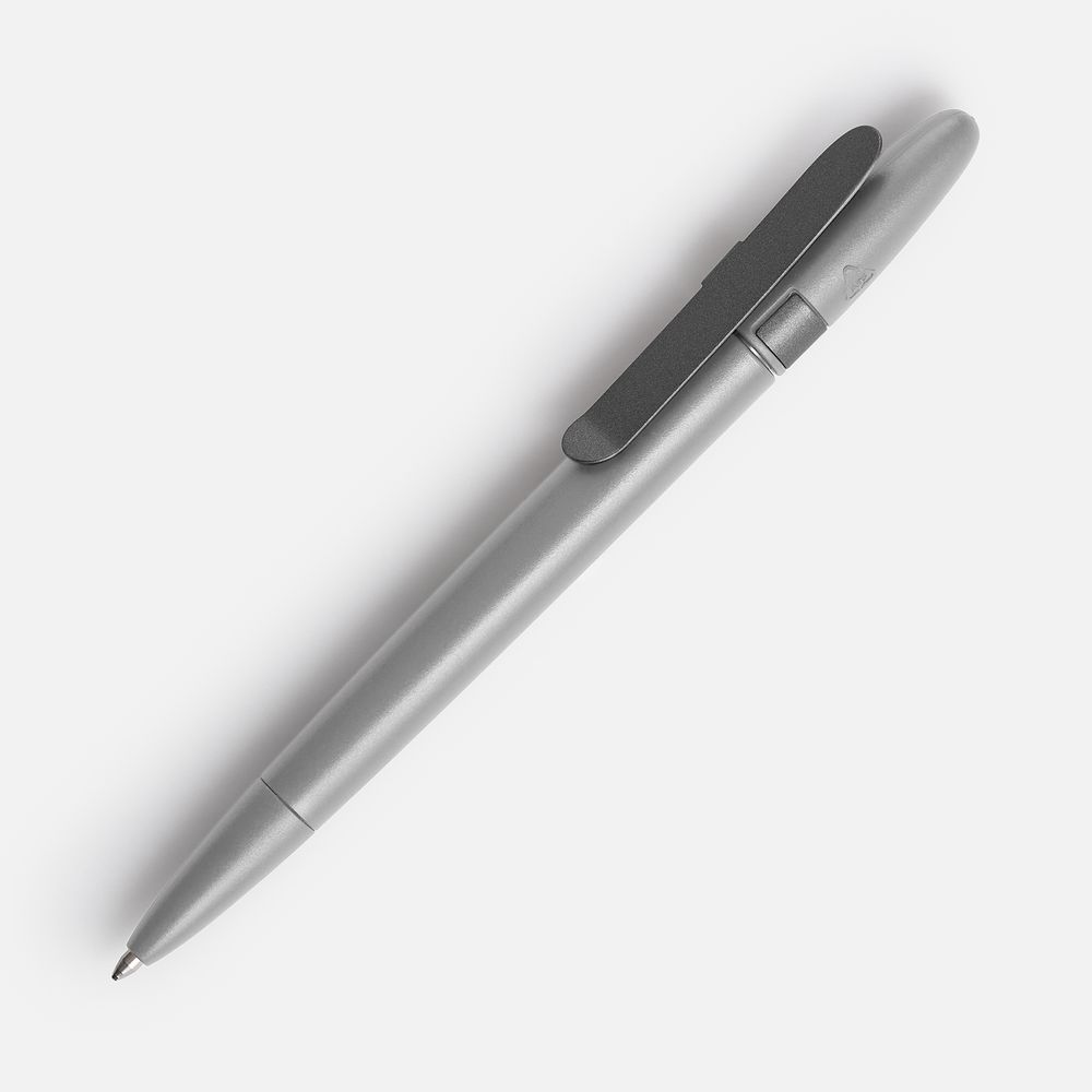 Ручка шариковая Prodir DS5 TSM Metal Clip, серая — фото 7