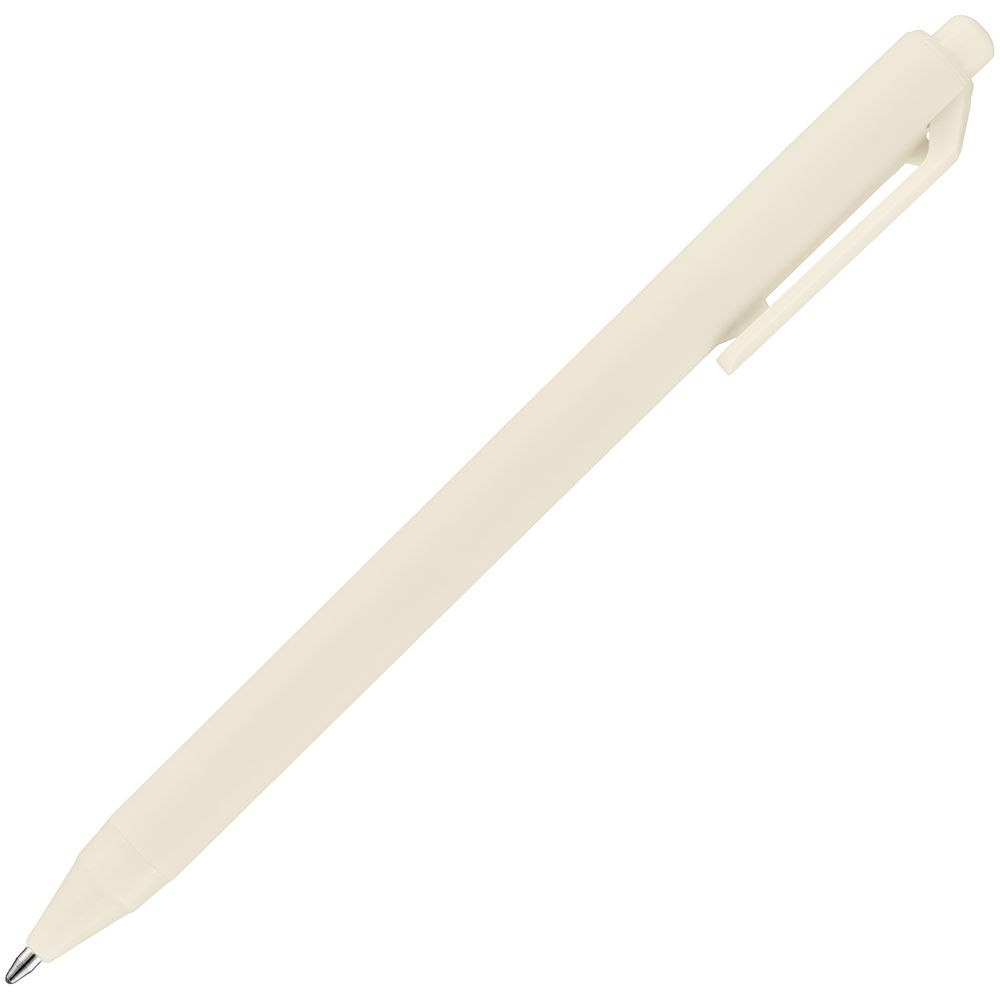Ручка шариковая Cursive Soft Touch, бежевая — фото 1