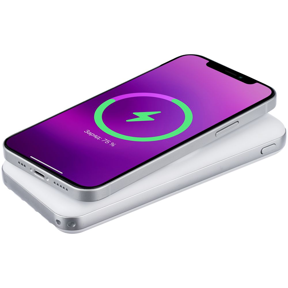 Внешний аккумулятор Omni Pro 10000 мАч, белый — фото 4