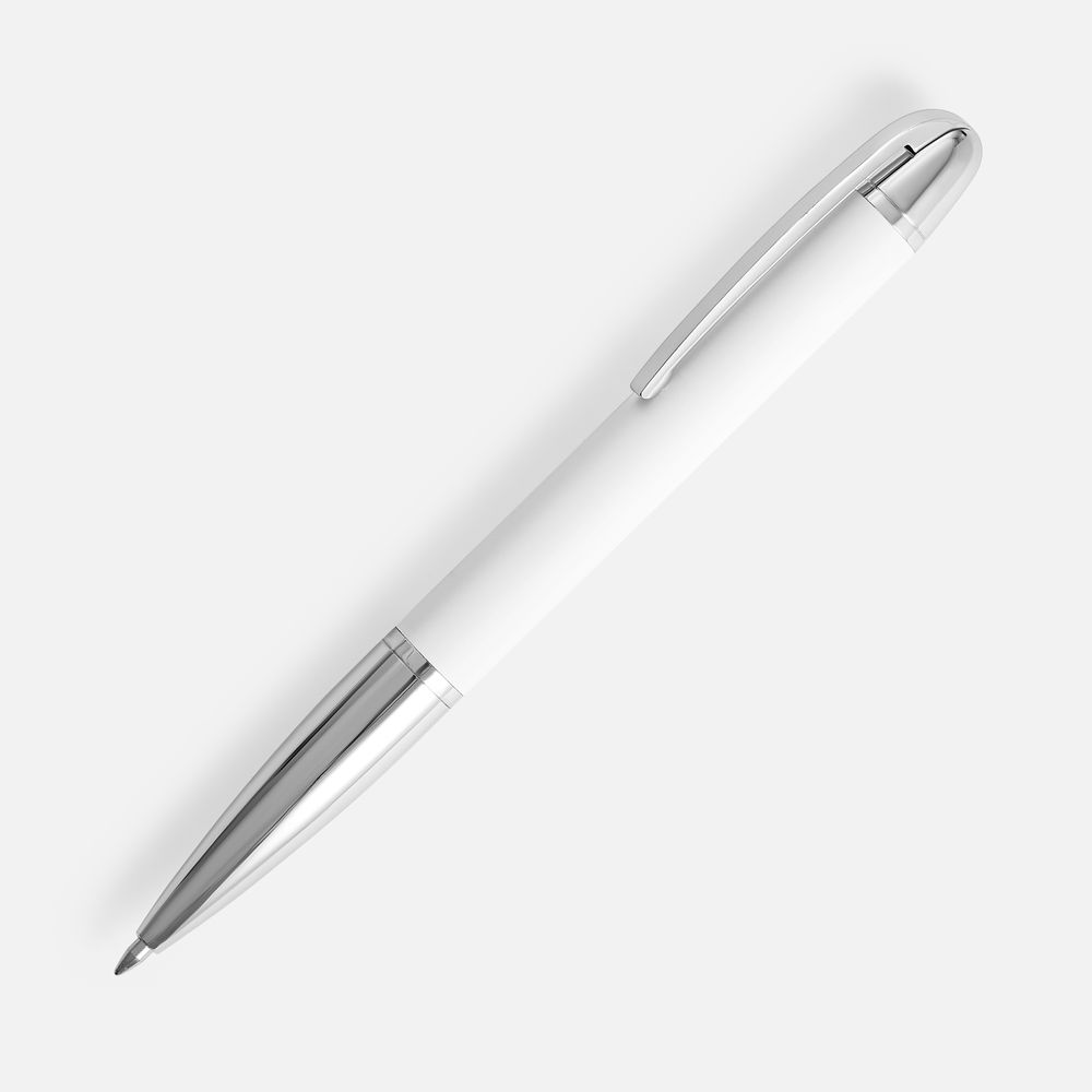 Ручка шариковая Arc Soft Touch, белая — фото 5