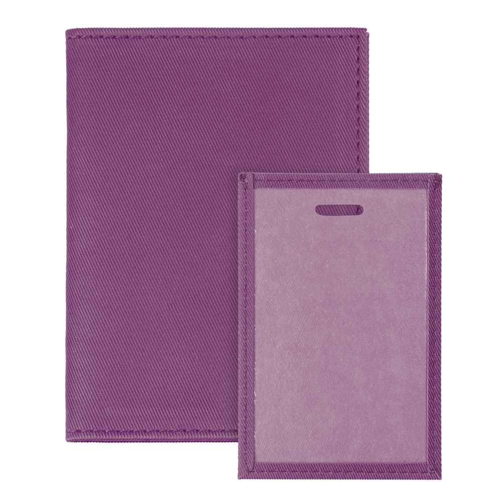 Обложка для автодокументов Twill, сиреневая — фото 2