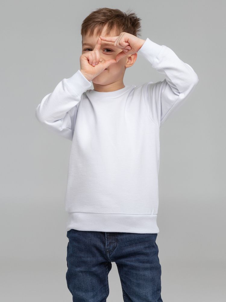 Свитшот детский Toima Kids 2.0, белый — фото 8