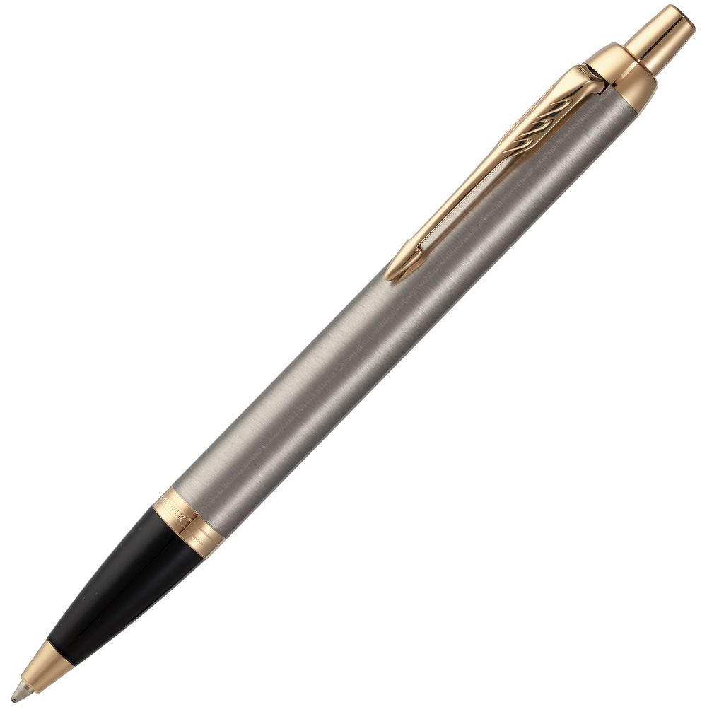Ручка шариковая Parker IM Core K321 Brushed Metal GT M — фото 7