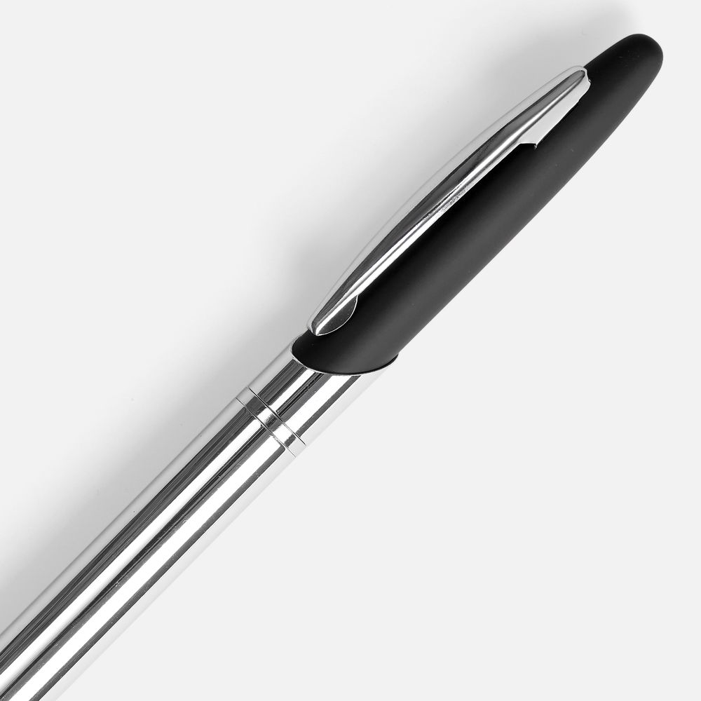 Ручка шариковая Dagger Soft Touch, черная — фото 3