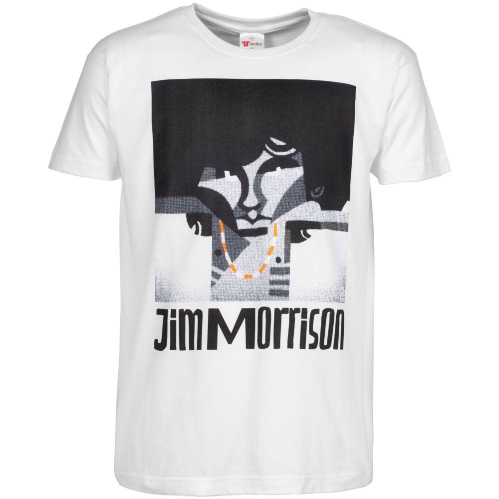 Футболка «Меламед. Jim Morrison», белая — фото 9