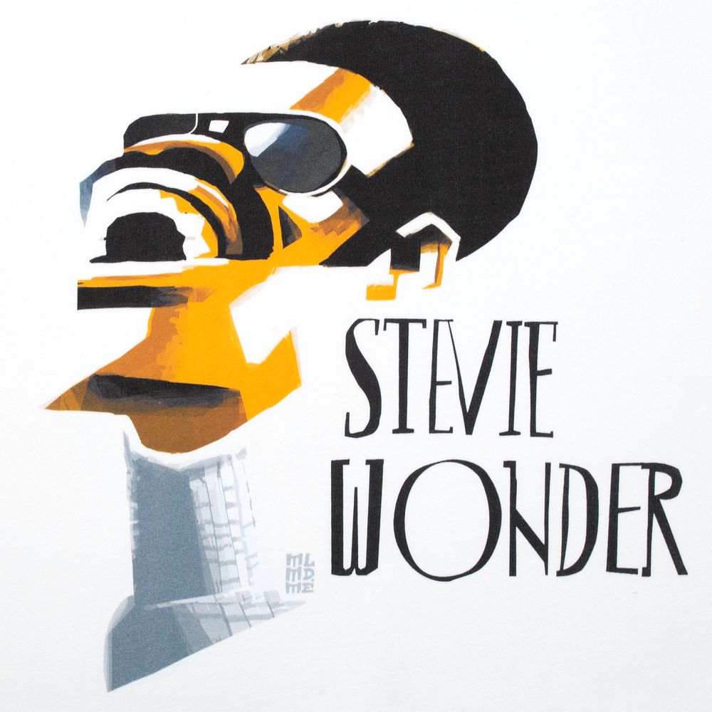 Толстовка «Меламед. Stevie Wonder», белая — фото 8