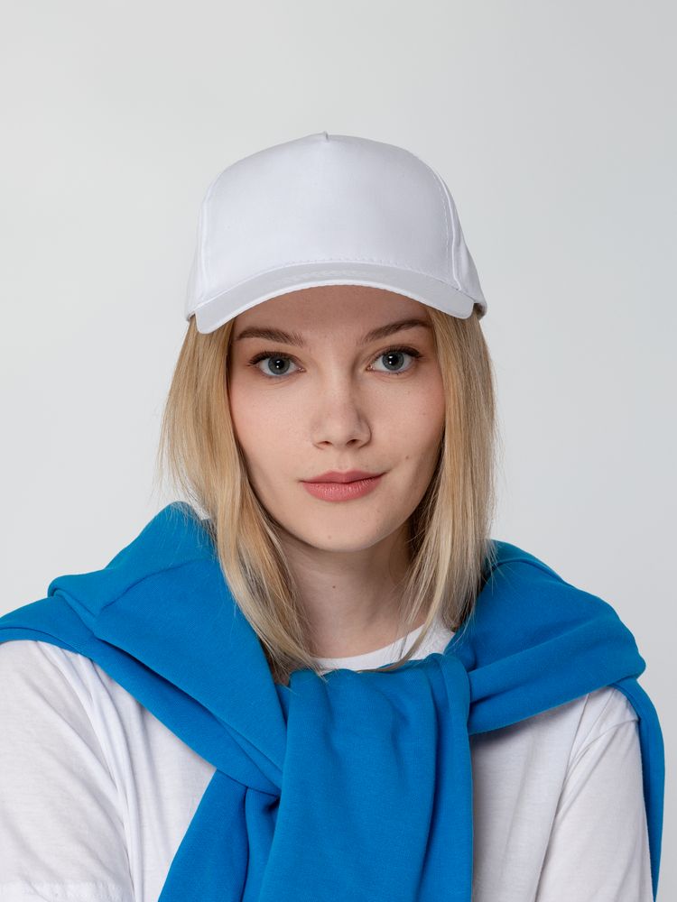 Бейсболка Promo, белая — фото 2