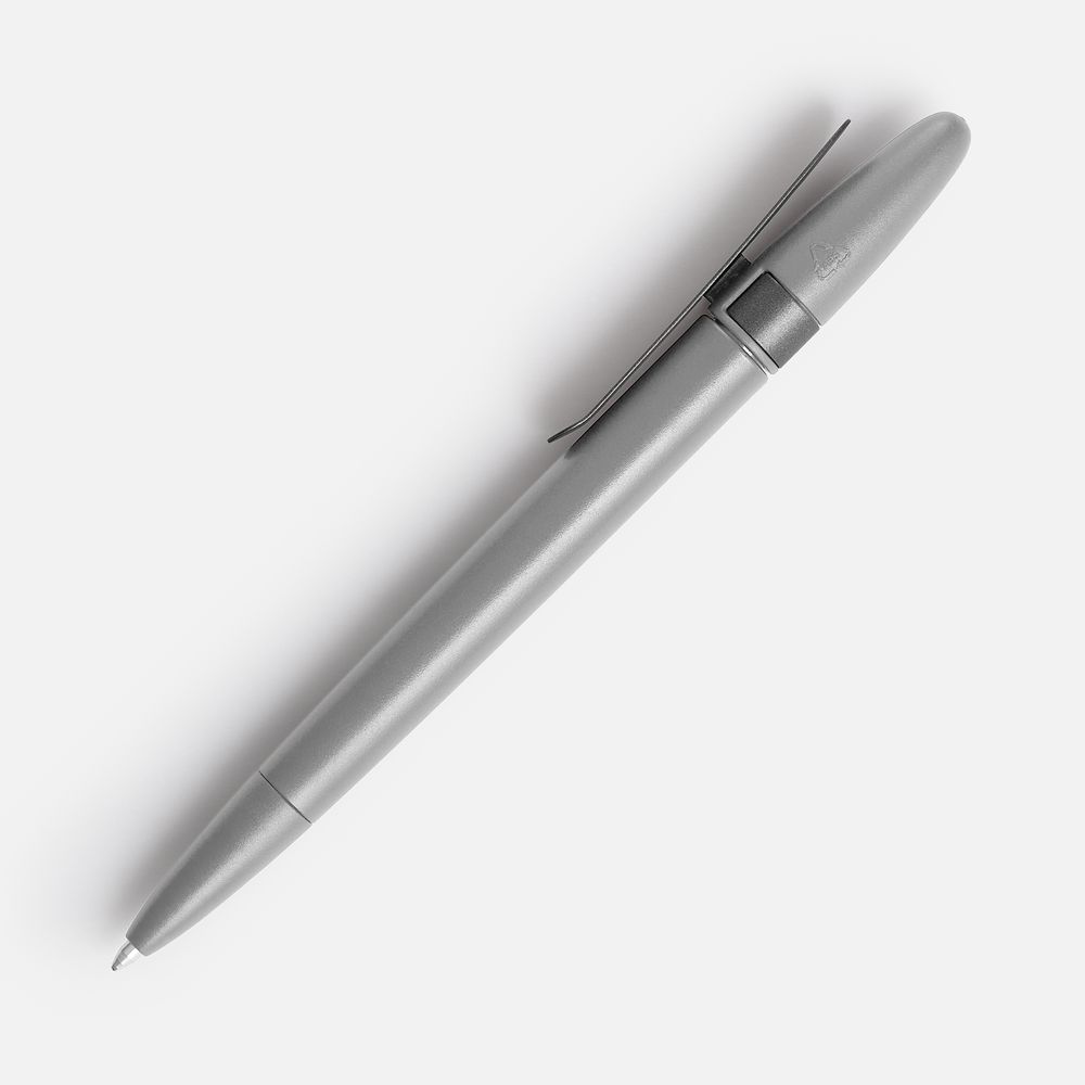 Ручка шариковая Prodir DS5 TSM Metal Clip, серая — фото 3