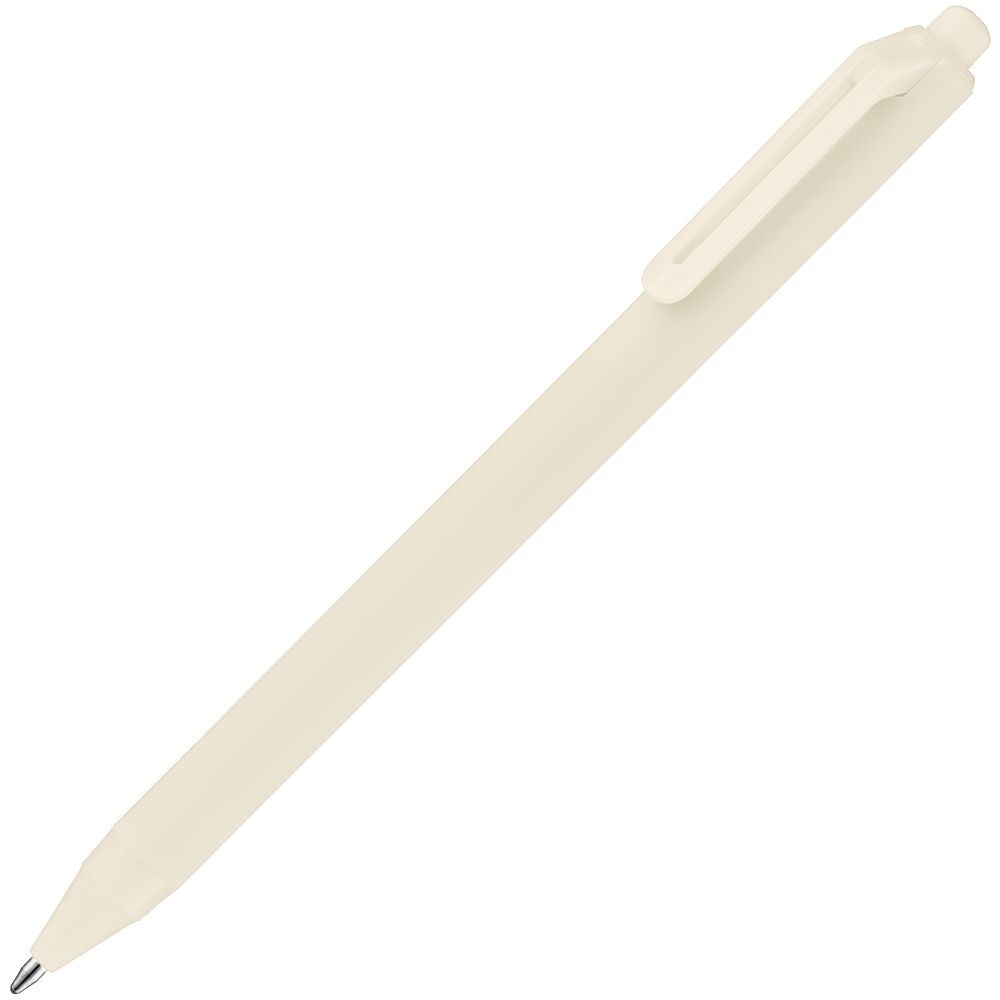 Ручка шариковая Cursive Soft Touch, бежевая — фото 6