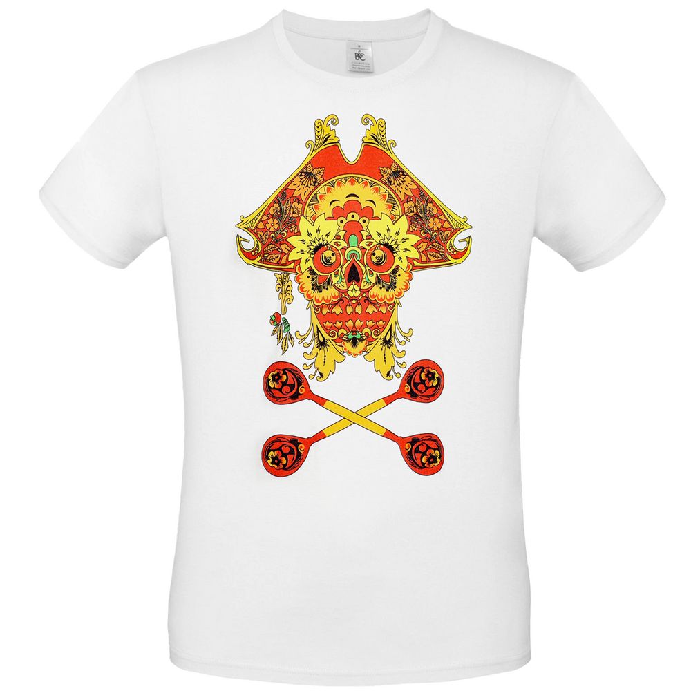 Футболка Yo Ho Hohloma, белая — фото 2