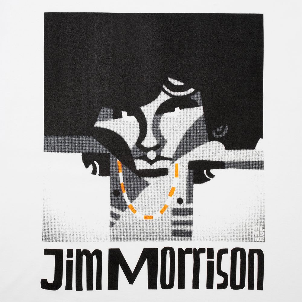 Футболка «Меламед. Jim Morrison», белая — фото 10