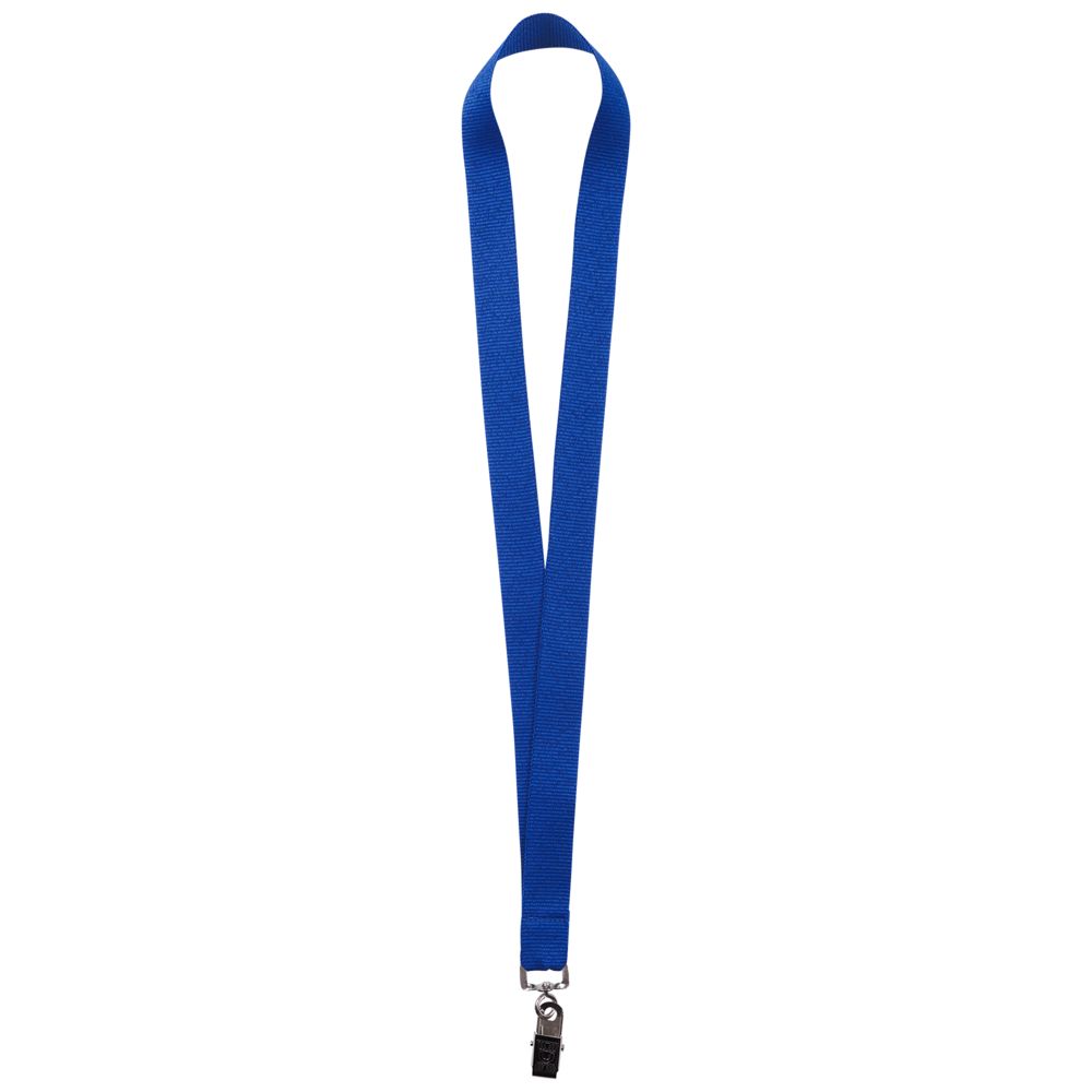 Лента для бейджа Neckband, синяя — фото 4