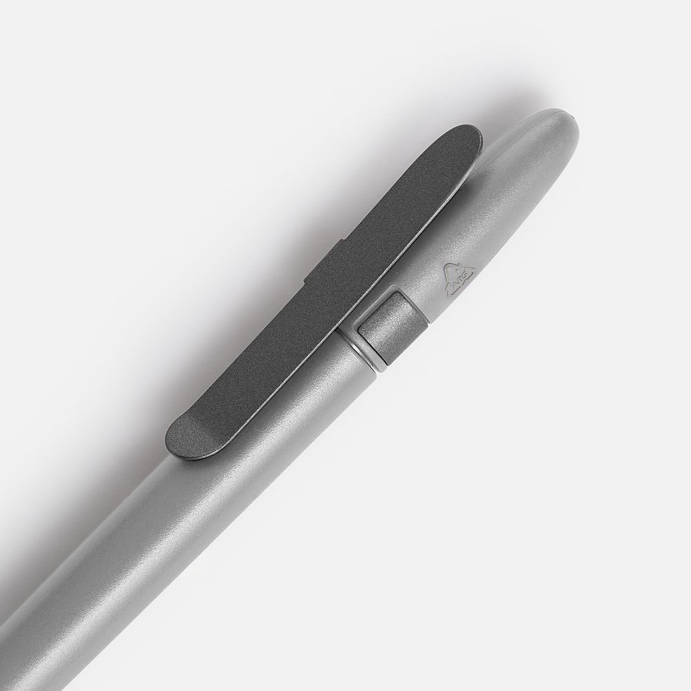 Ручка шариковая Prodir DS5 TSM Metal Clip, серая — фото 4