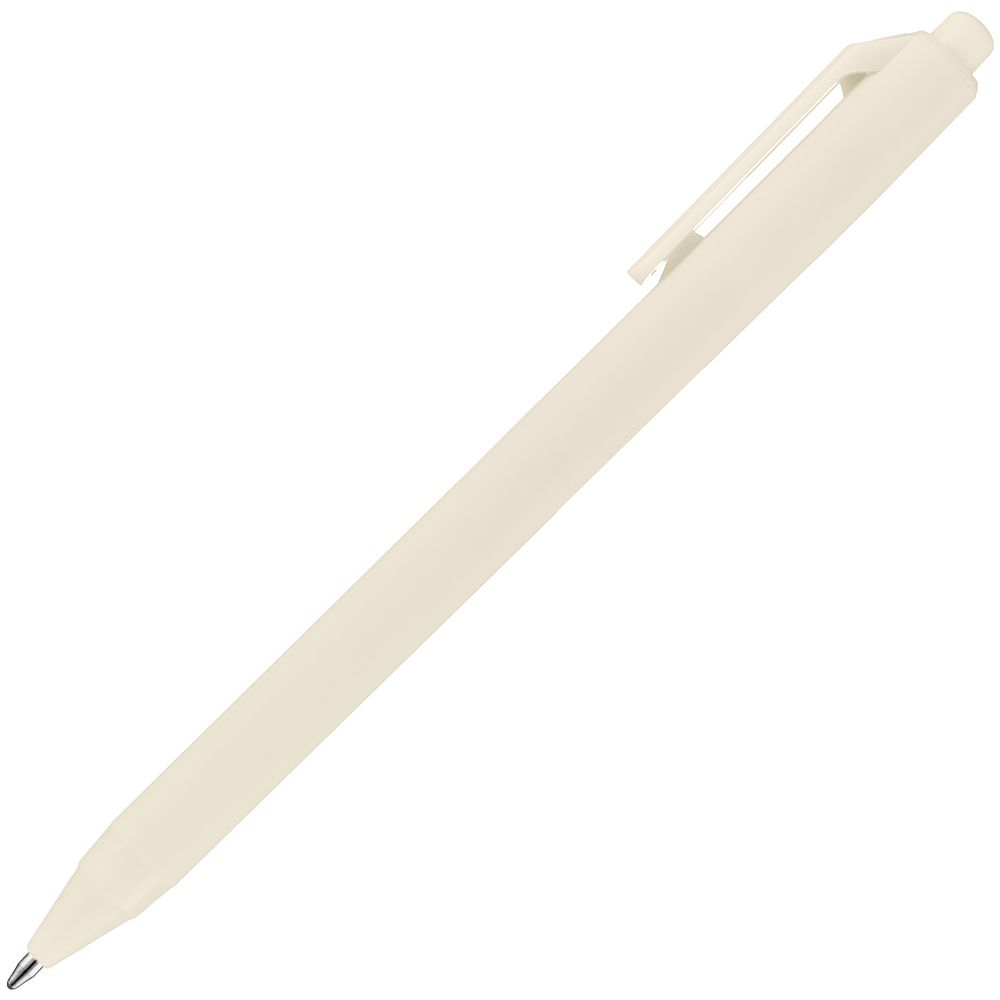 Ручка шариковая Cursive Soft Touch, бежевая — фото 3