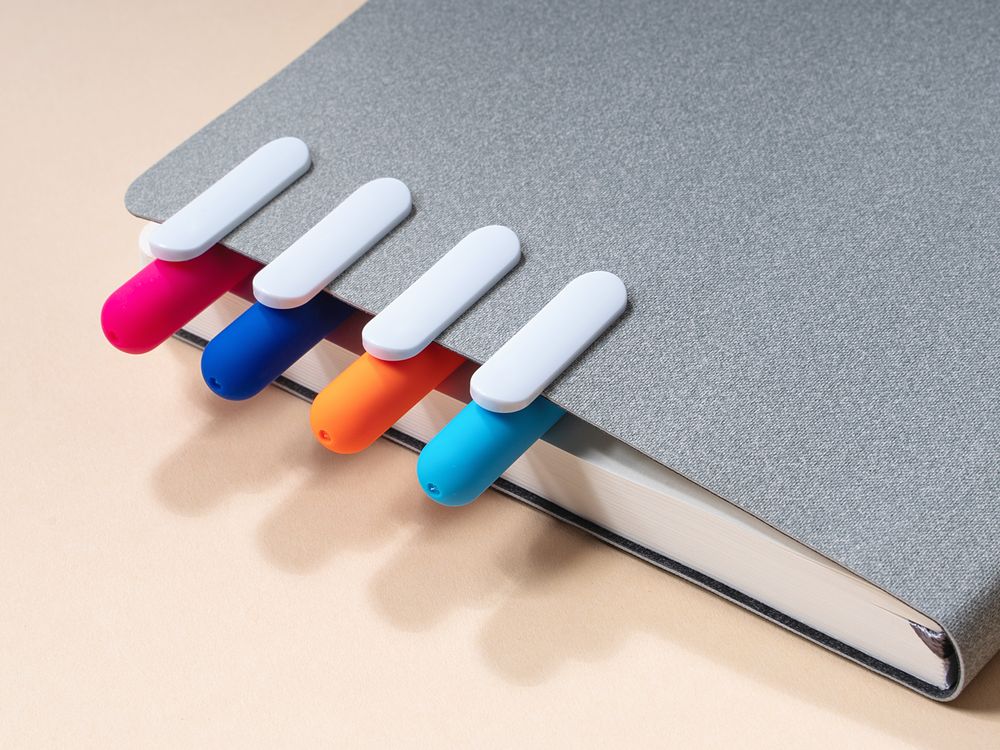 Ручка шариковая Swiper Soft Touch, голубая с белым — фото 7