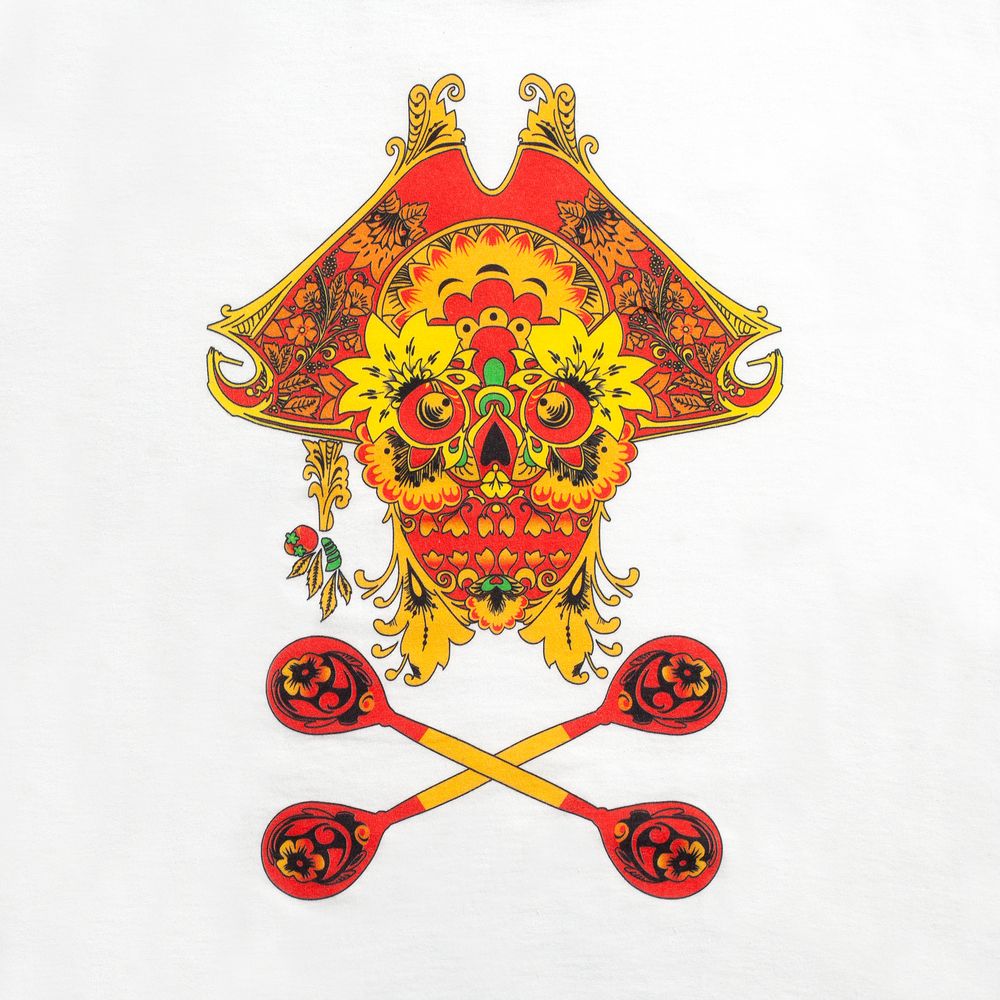 Футболка Yo Ho Hohloma, белая — фото 3