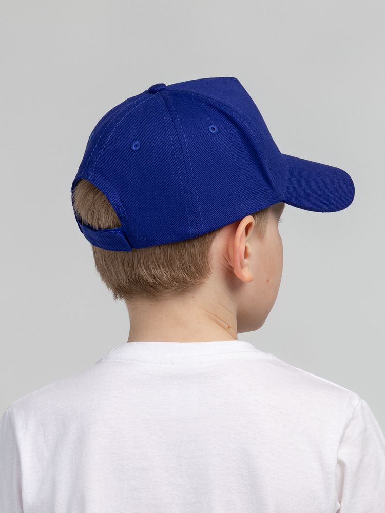 Бейсболка детская Standard Kids, синяя — фото 7