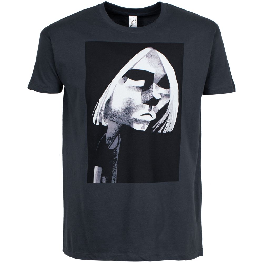 Футболка «Меламед. Kurt Cobain», темно-серая — фото 2