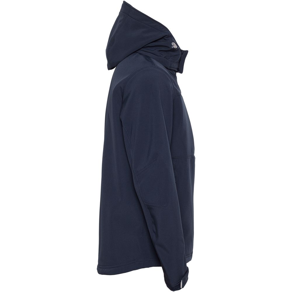 Куртка мужская Hooded Softshell темно-синяя — фото 6
