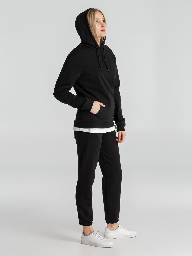 Толстовка с капюшоном унисекс Hoodie, черная — фото 12