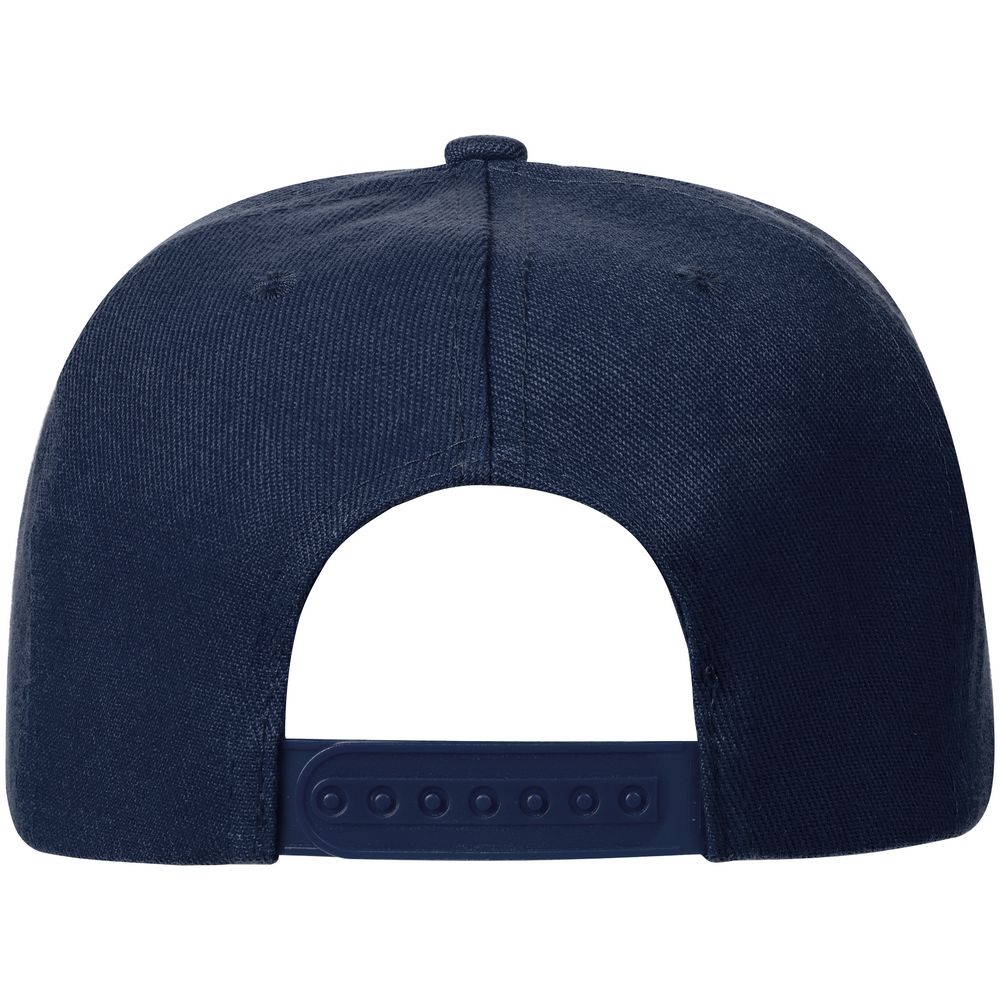 Бейсболка Snapback с прямым козырьком, темно-синяя — фото 2
