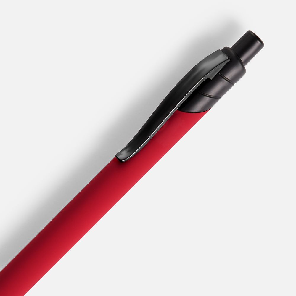 Ручка шариковая Undertone Black Soft Touch, красная — фото 3