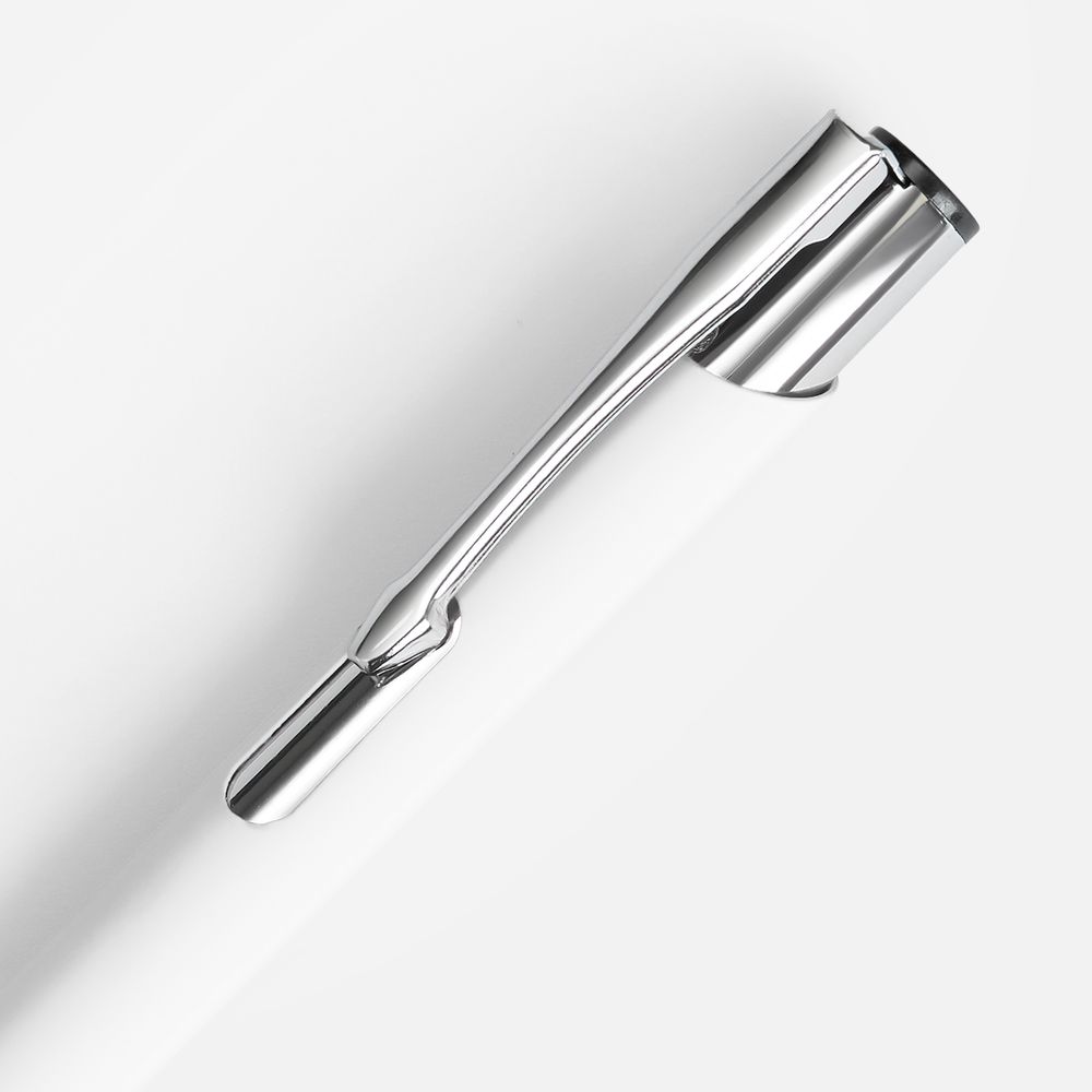 Ручка шариковая Keskus Soft Touch, белая — фото 3