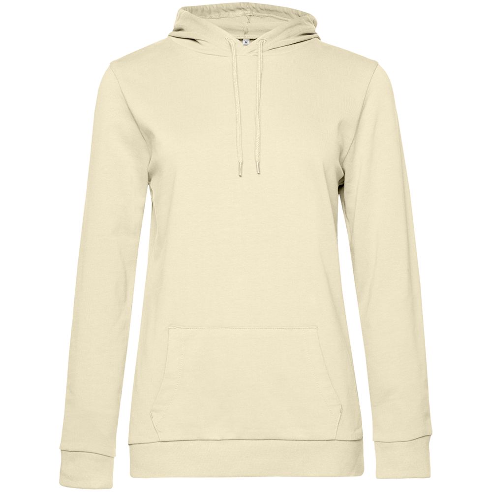 Толстовка с капюшоном женская Hoodie, светло-желтая — фото 6