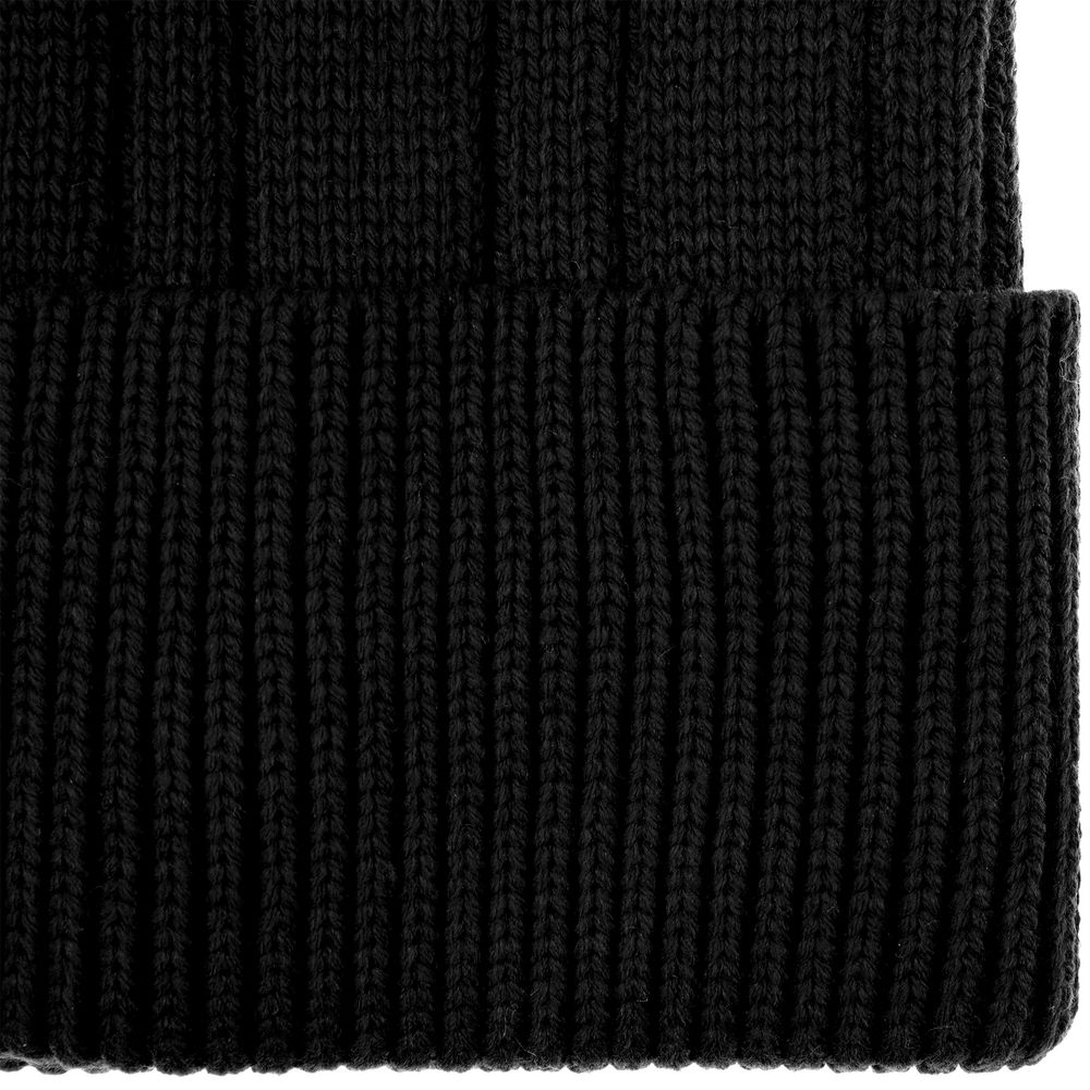 Шапка Knit Beat, черная — фото 2