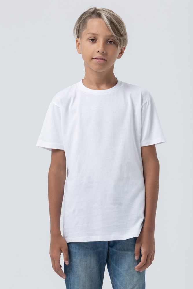 Футболка детская Regent Fit Kids, белая — фото 4