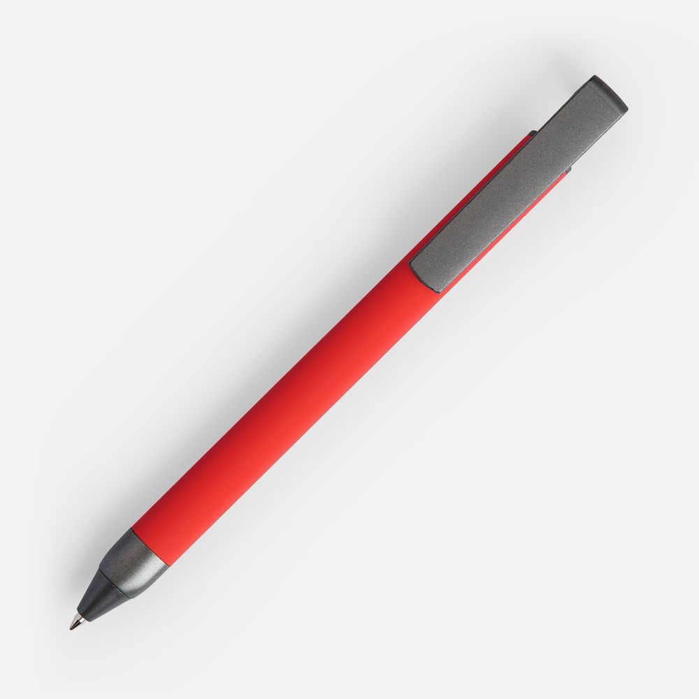Ручка шариковая Standic с подставкой для телефона, красная — фото 2