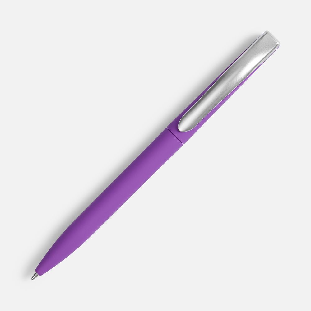 Ручка шариковая Pin Soft Touch, фиолетовая — фото 1