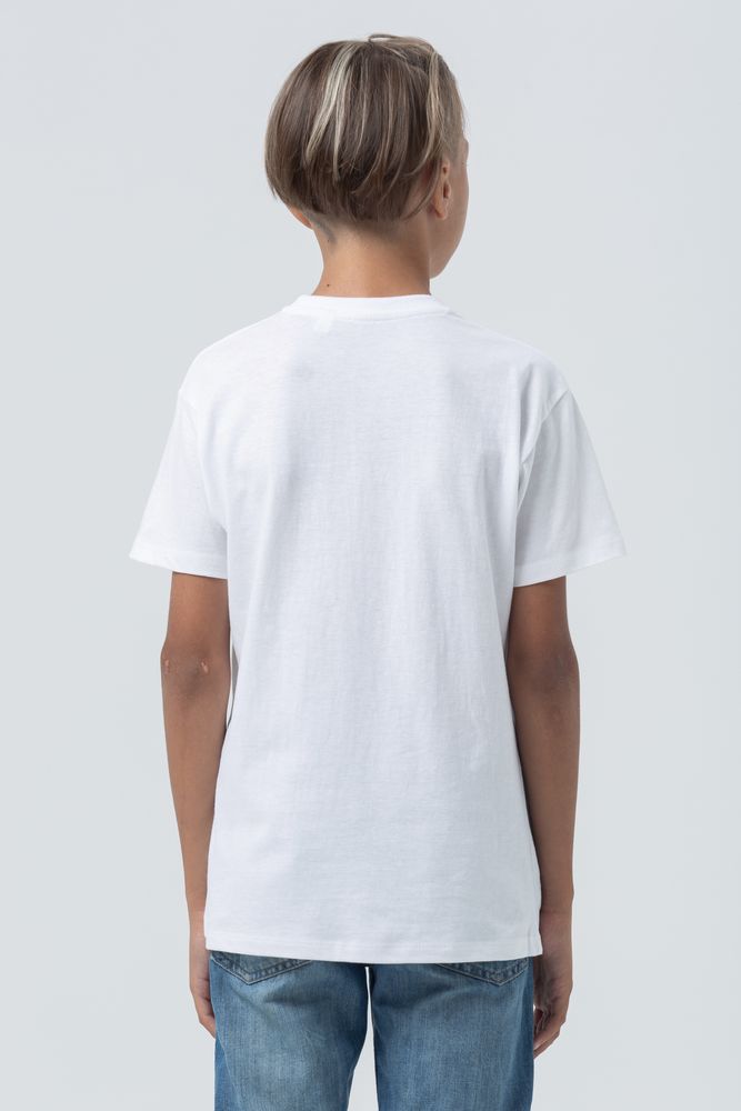 Футболка детская Regent Fit Kids, белая — фото 5
